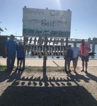 Fishing the beautiful waters of Aransas Pass.