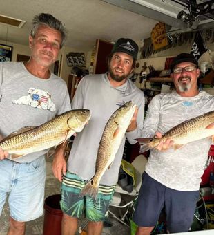 Solid redfish trio landed