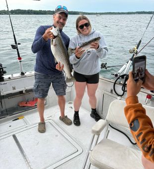 Beautiful brown trout from Oswego NY waters!