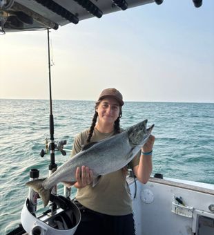 Oswego family charter fishing day