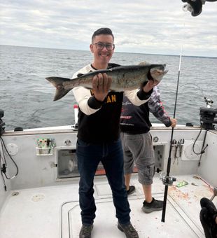 Lake Ontario delivering steady fishing today.