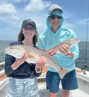 Sunset redfish trip success 🌅🐟