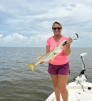 Beautiful Punta Gorda snook making the day complete!