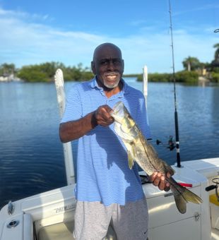 Nice snook caught on Punta Gorda fishing charter!