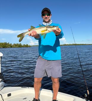 Beautiful snook caught on Punta Gorda fishing charter!