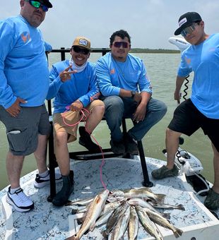 Rio Hondo redfish and speckled trout charter success!
