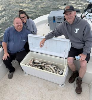 Happy White Bass Limit on Lake Trip