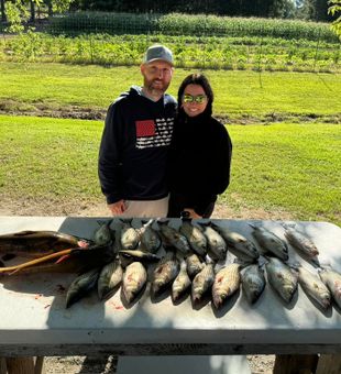Husband and Wife fishing charter choice