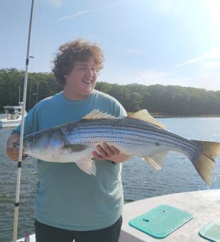From surf to boat, chasing stripers never gets old.
