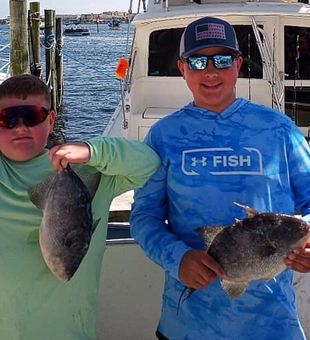 Fishing for Spanish Mackerel and Triggerfish