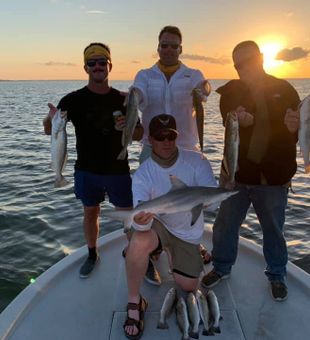 Sunrise fishing trips in paradise