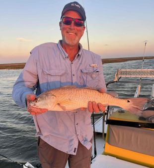 Sunrise over Rockport TX—prime time for redfish in Aransas Bay.