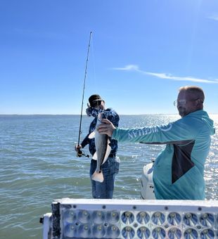 Rockport, TX fishing at its finest—slot redfish and speckled trout on the Texas Gulf Coast.