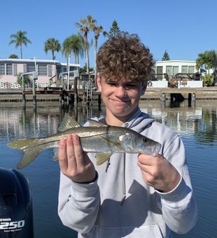 Proud with a playful Snook!