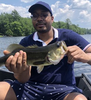 Nice bass catch at White Lake NY!