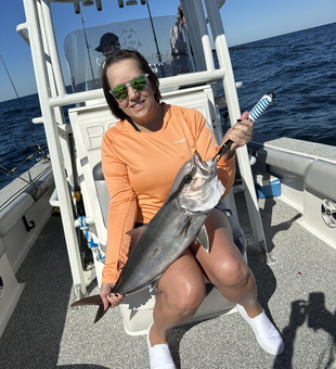 Reeling in a prize Cobia on the Gulf Coast!