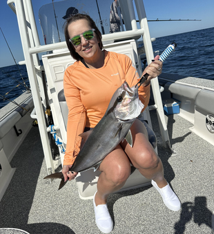 Casting light tackle for the best catch of the day in Pensacola.