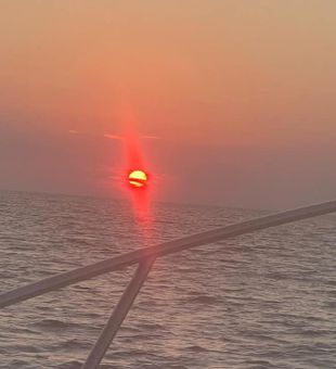 Beautiful Sunset at Port Aransas Fishing Charter