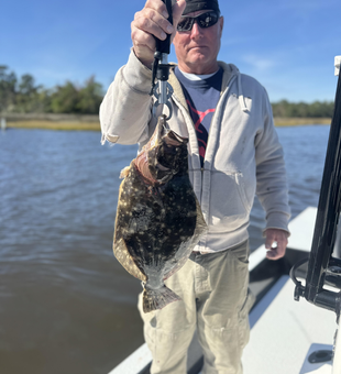 Nice summer flounder on light tackle today!