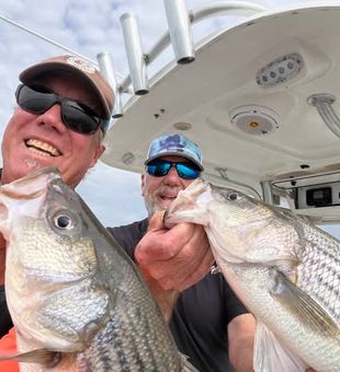 Explore the inshore waters of Avalon, NJ, and enjoy a rewarding day targeting striped bass, flounder, and other popular species along the Jersey Shore.