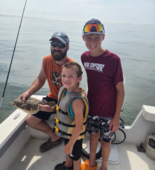 Fresh Summer Flounder caught in Avalon waters!