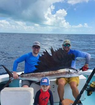 Key West Fishing Trips: Hooked Sailfish!