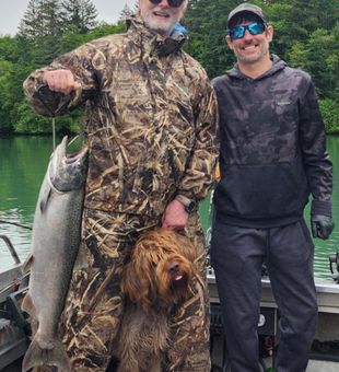 Casting lines in Montesano
