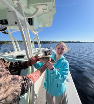 Happy fishing moments in Florida