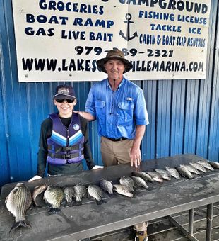 White Crappie Rich in Brenham 2022