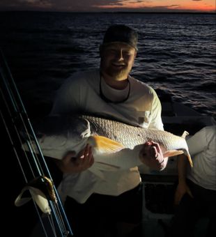 Night Bull Redfish Catch! - Greenville, NC.