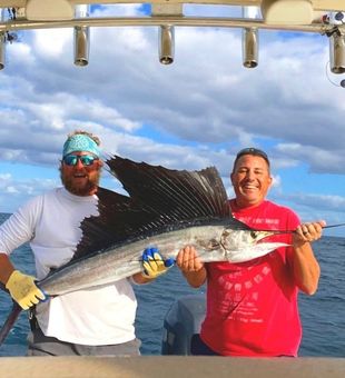 Thrilling trip, we got a Sailfish!