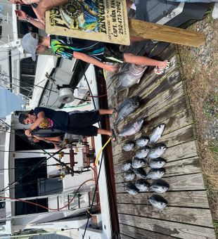 Epic Outer Banks Yellowfin tuna dockside lineup