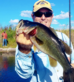 Reeling in big ones in paradise.