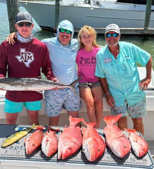 Outstanding red snapper and king mackerel haul from Port O'Connor!