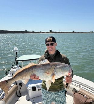 Beautiful Port O'Connor redfish makes for perfect day!