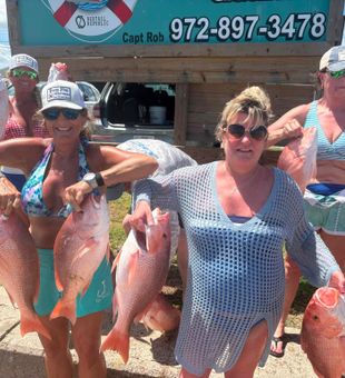 Red snapper limits from Port O'Connor waters!