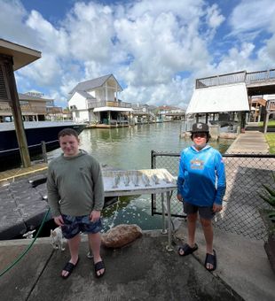 Island life, fishing style.