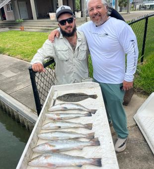 Tiki Island mornings, rods ready.