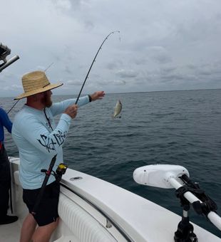 Fish on the line at Wrightsville Beach!