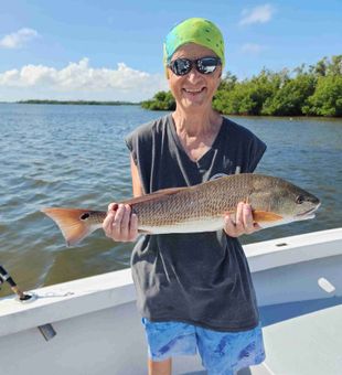Powerful redfish catch