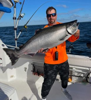 Serene mornings, epic catches on Lake Michigan