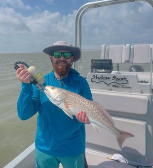Port Mansfield redfish action on the water!