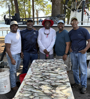 Clear skies and light tackle make for the perfect fishing day!