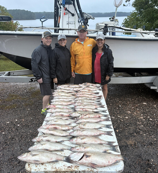 Striper Fishing On Clarks Hill Lake