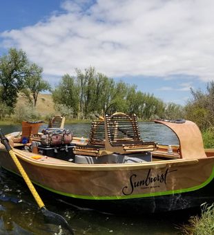 Bighorn River trout fishing drifting with Sunburst