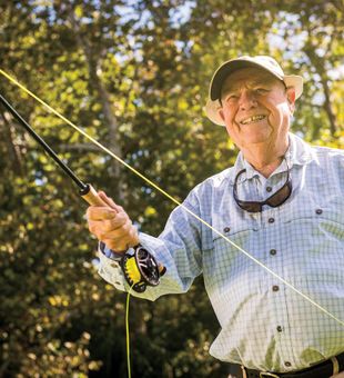 The legend Bighorn River fly fishing guide