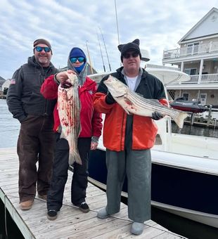 Enjoy a rewarding day on the water as you target striped bass in one of New Jersey's favorite coastal fishing destinations.