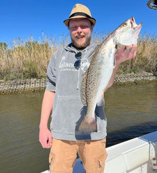 Fishing Speckled Trout in Sabine Lake