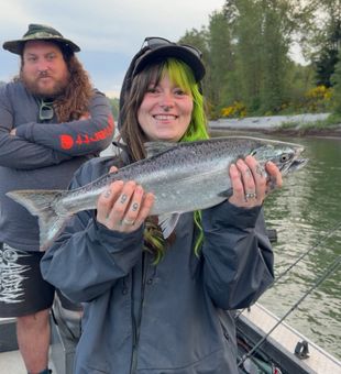 Silver salmon showing up strong this run.