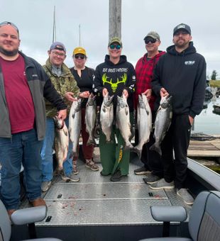 Multiple Chinook and Coho salmon caught in Montesano!